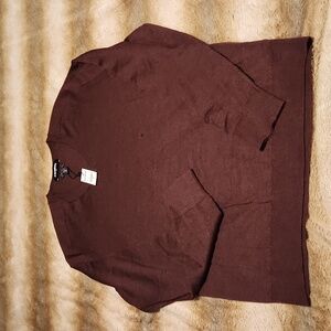 Express V neck Merino wool sweater